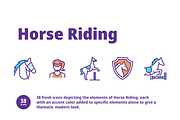 Horse Riding Icons