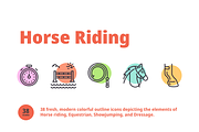 Horse Riding Icons
