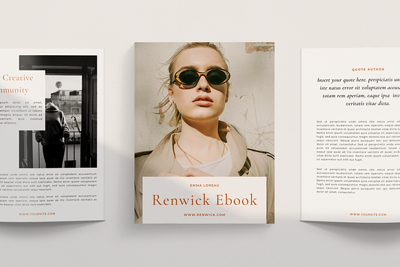 Renwick Ebook | Canva in Magazine Templates - product preview 2