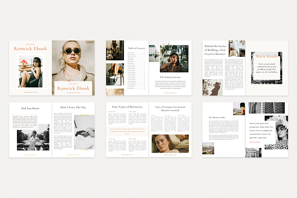 Renwick Ebook | Canva in Magazine Templates - product preview 10