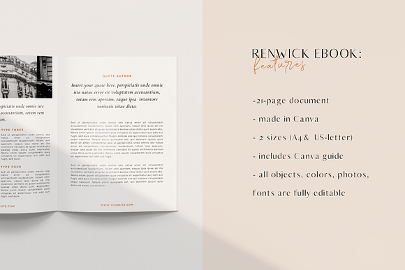 Renwick Ebook | Canva in Magazine Templates - product preview 12
