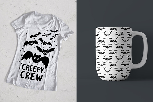 BATS. Patterns and postcards in Patterns - product preview 4