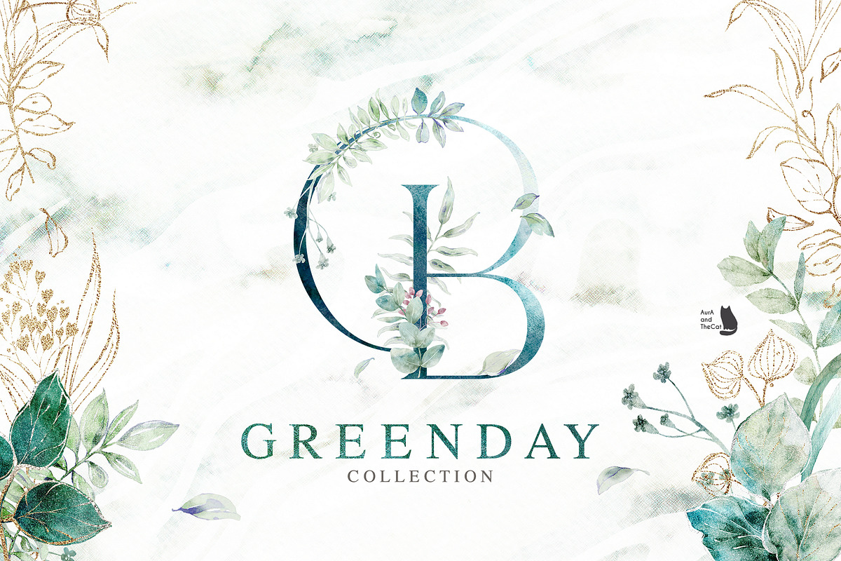 Green Day Collection in Illustrations - product preview 8