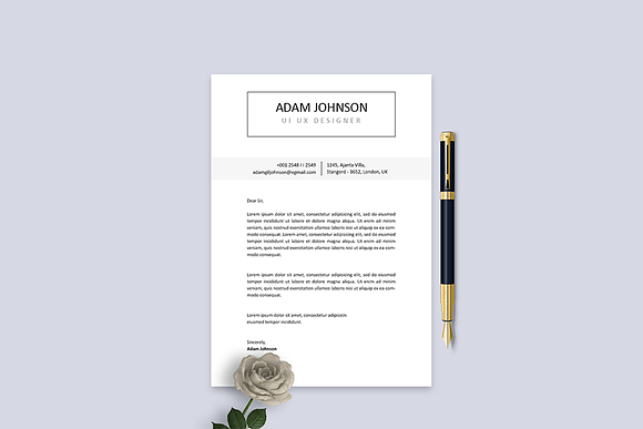 Clean Resume Template in Resume Templates - product preview 2