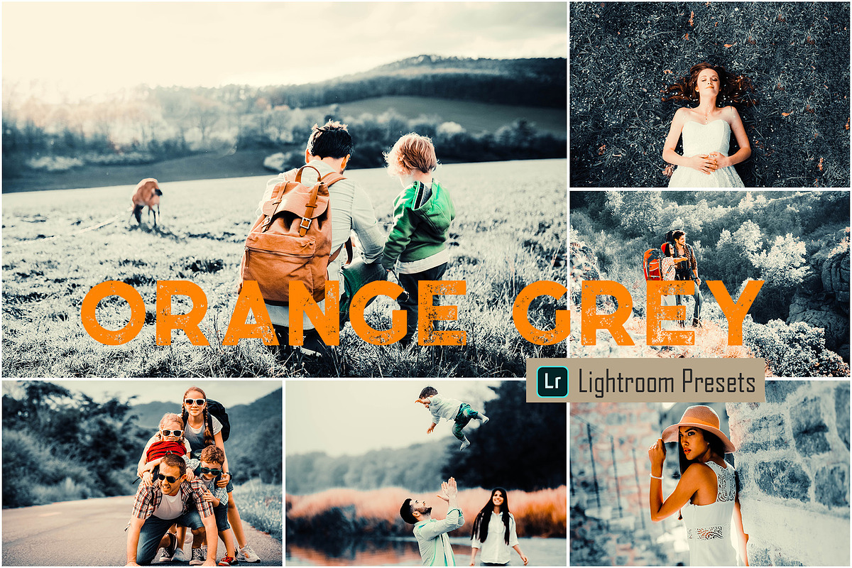 Orange Grey LR Mobile & ACR Presets in Add-Ons - product preview 8