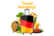 German background design with