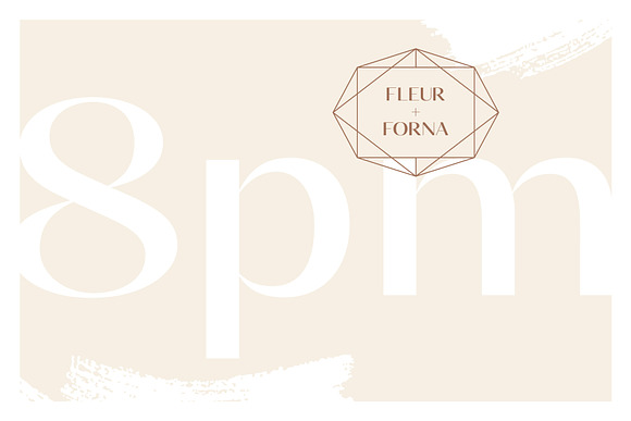 Quebec - Elegant Font and Logo Set in Sans-Serif Fonts - product preview 4