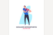 Shoulder osteoarthritis icon