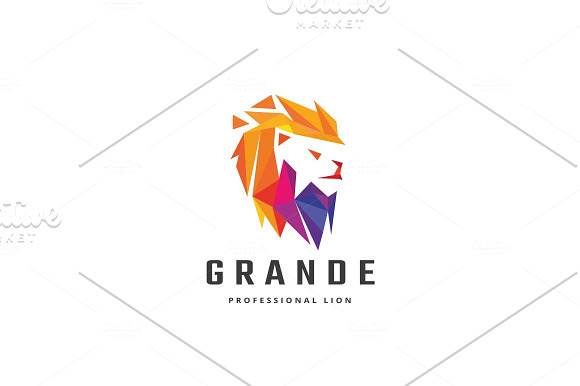 Grand Lion Logo in Logo Templates - product preview 1