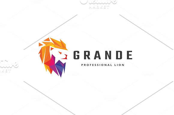 Grand Lion Logo in Logo Templates - product preview 2