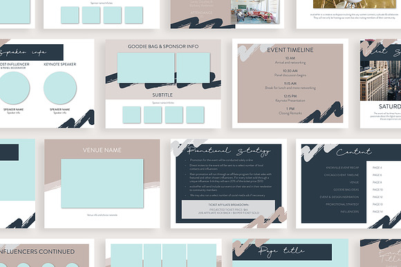 Event Proposal and Info TEMPLATE in Presentation Templates - product preview 1