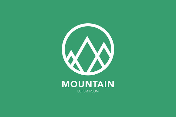 mountain logo design in Logo Templates - product preview 1