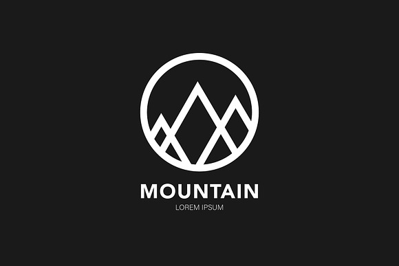 mountain logo design in Logo Templates - product preview 2