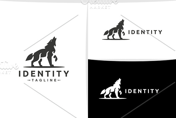 Wolf Logo in Logo Templates - product preview 1