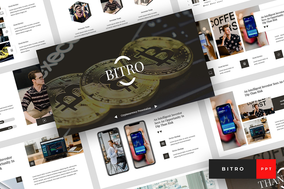 Bitro - Criptocurrency PowerPoint in PowerPoint Templates - product preview 8