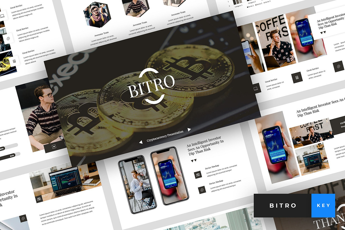 Bitro - Criptocurrency Keynote in Keynote Templates - product preview 8