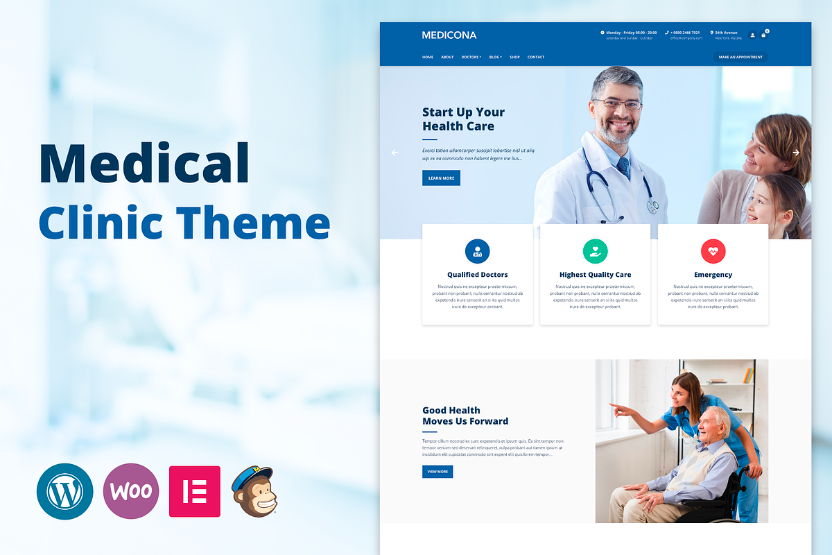 Medicona - Medical Clinic WP Theme in WordPress Business Themes - product preview 8
