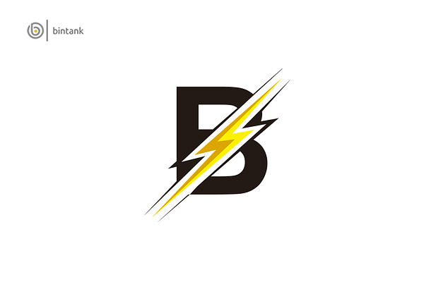 Bolt Letter B Logo