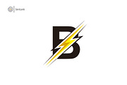 Bolt Letter B Logo