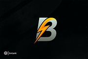 Bolt B Letter logo