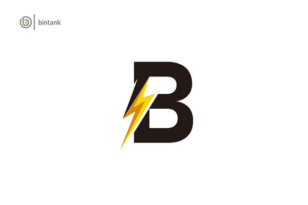 Thunder B Letter Logo