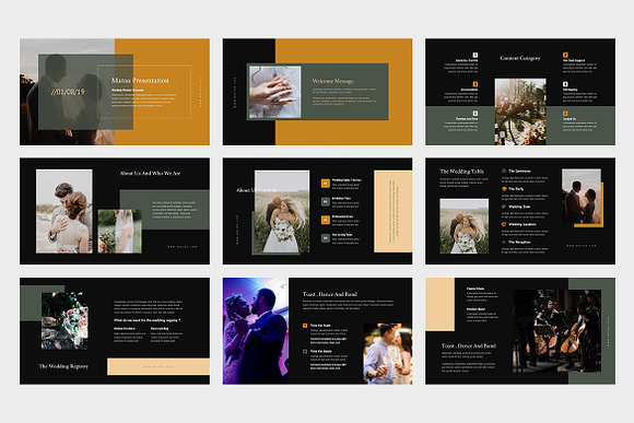 Matoa : Wedding Planner Powerpoint in PowerPoint Templates - product preview 1