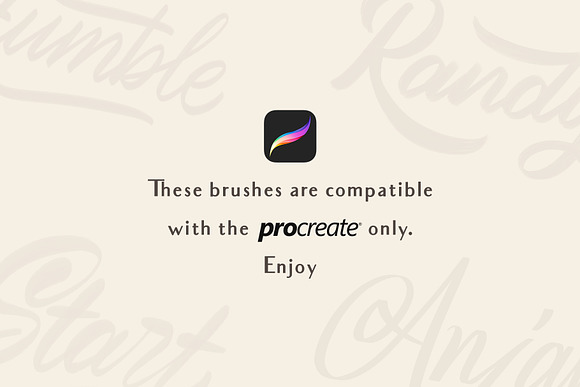 Procreate Lettering Brushes in Add-Ons - product preview 4