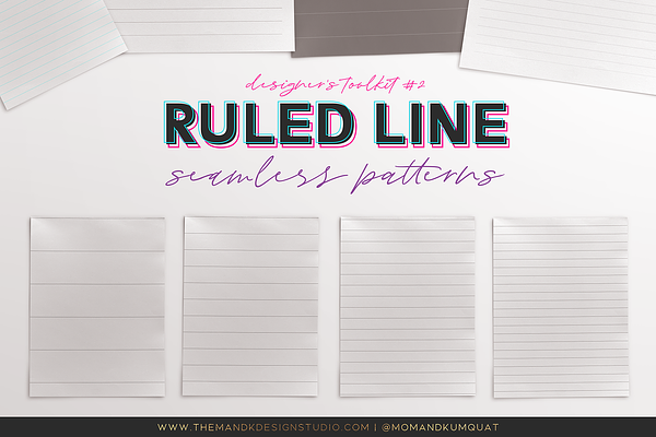 Ruled Line Seamless Pattern Toolkit