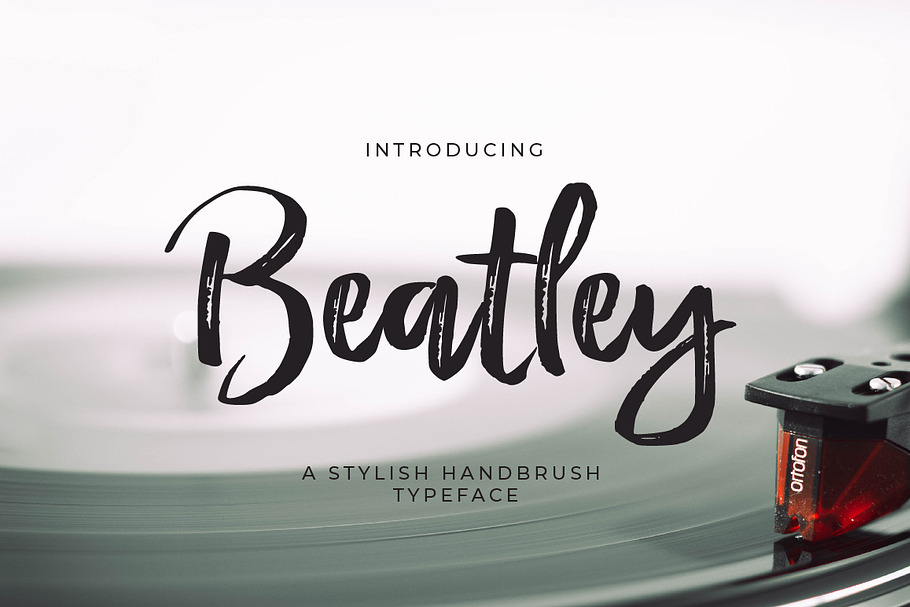 Beatley // a Stylish Handbrush in Display Fonts - product preview 8