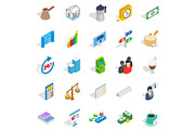 Business model icons set