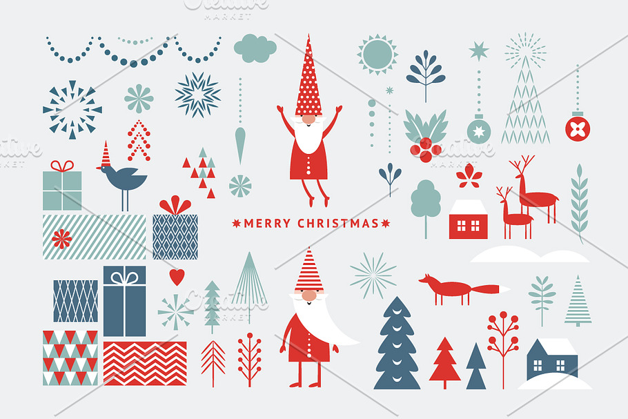 Christmas Set in Illustrations - product preview 8