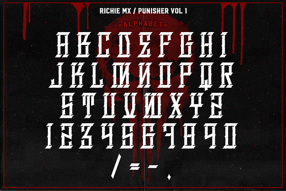 Punisher (Gothic Font) in Blackletter Fonts - product preview 1