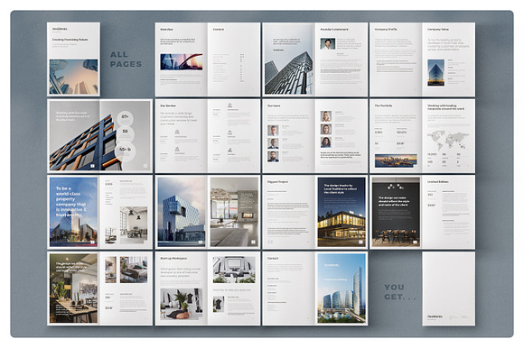 Real Estate Brochure in Brochure Templates - product preview 2
