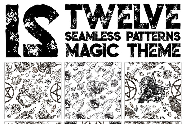 12 Magic Seamless Patterns