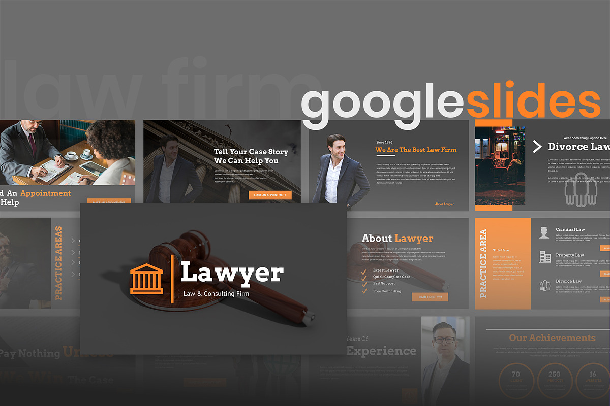 Lawyer - Google Slides Presentation in Google Slides Templates - product preview 8