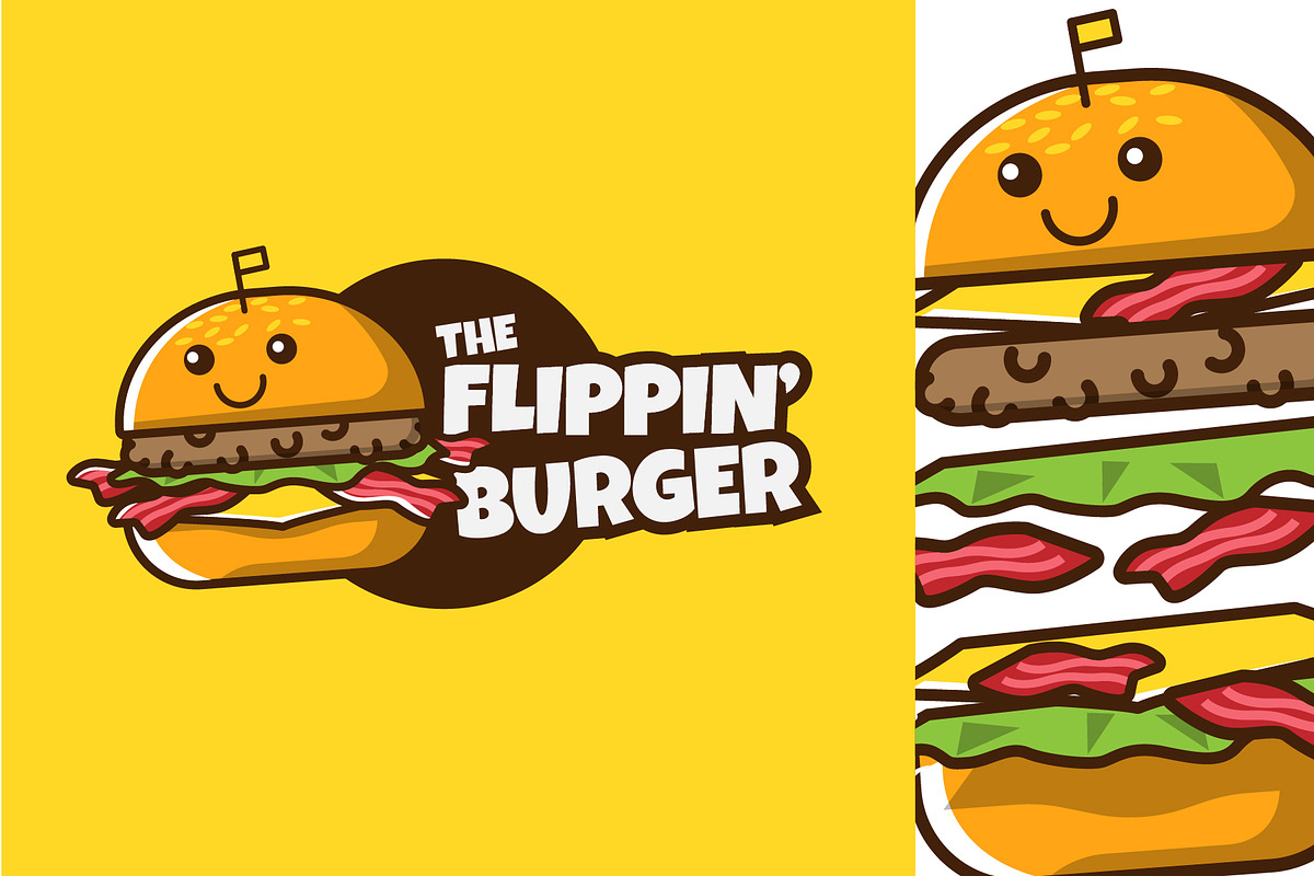 FLIPPIN BURGER - Mascot& Esport Logo in Logo Templates - product preview 8