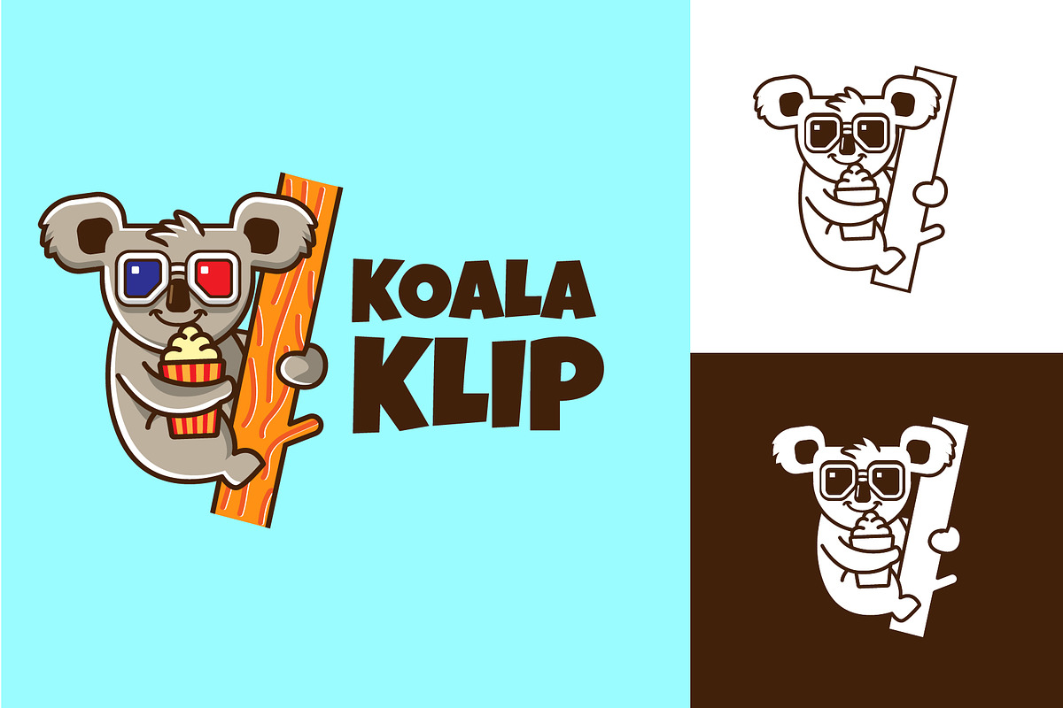 KOALA KLIP - Mascot & Esport Logo in Logo Templates - product preview 8