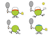 Tennis Ball Faceless. Collection 9