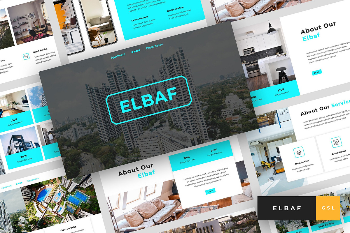 Elbaf - Apartment Google Slides in Google Slides Templates - product preview 8