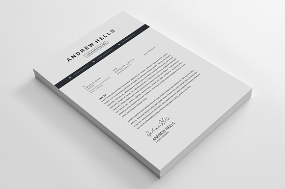 Resume / CV Template in Letter Templates - product preview 6