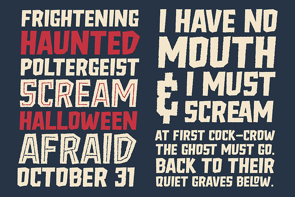 Freich Monsta - Vintage Horror Fonts in Display Fonts - product preview 1