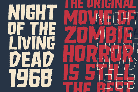 Freich Monsta - Vintage Horror Fonts in Display Fonts - product preview 2