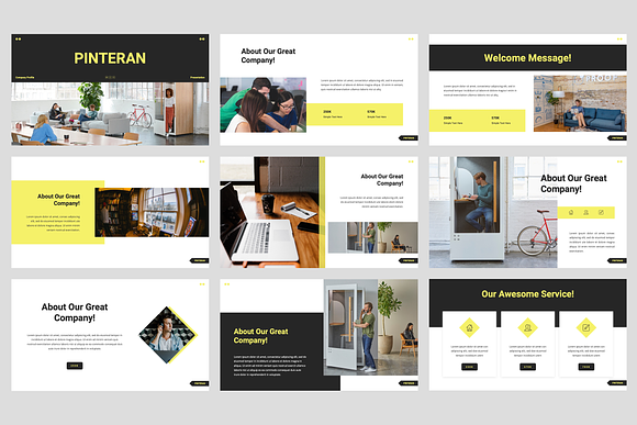 Pinteran - Company Google Slides in Google Slides Templates - product preview 1