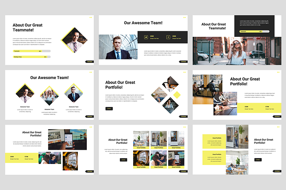 Pinteran - Company Google Slides in Google Slides Templates - product preview 2