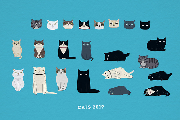 Cats 2019 in Illustrations - product preview 1