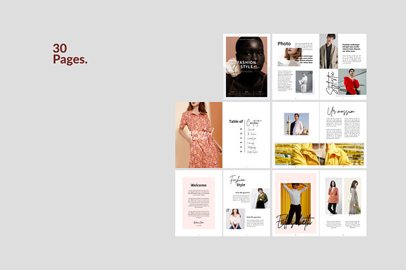 FASHION STYLE -  Brochure in Brochure Templates - product preview 5