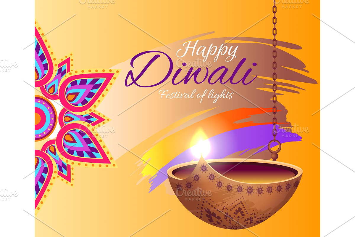Happy Diwali Festival of Lights in Illustrations - product preview 8