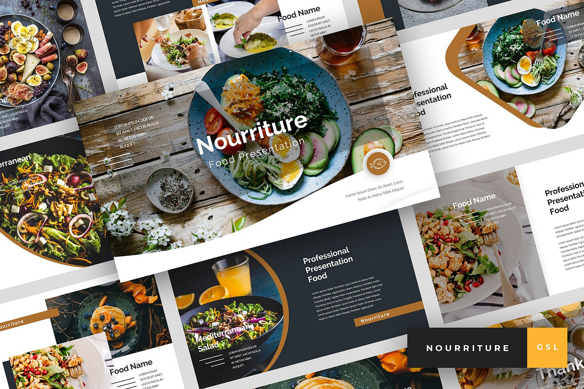 Nourriture - Food Google Slides in Google Slides Templates - product preview 8