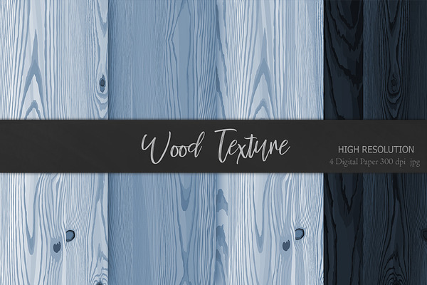 Blue Wood Textures