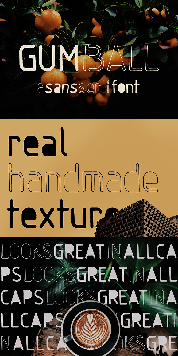 Gumball sans serif font in Sans-Serif Fonts - product preview 3